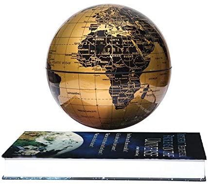 Pour enseignement et décoration de bureau Boule anti-gravité rotative Qkiss Globes flottants LED de 15,2 cm 