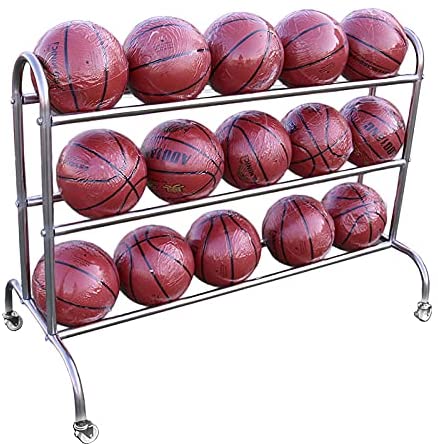 Ballon Support de Rangement Support de balles en métal, Gymnase, école,  école maternelle, garage Support pour ballons de basket, pour football