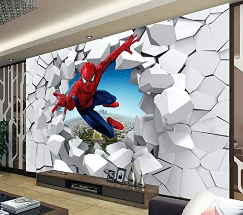 Murale Spiderman Spider-man Fond décran de décoration murale Spiderman de  décoration de pépinière Papier peint pour enfants Ref 018 -  Canada