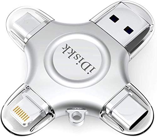 Clé stockage mémoire iDiskk 64 Go iPhone iOS et ordinateurs USB