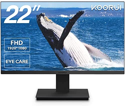 KOORUI Écran PC 24 Pouces Full HD (1920 x 1080), VA, 75Hz, 5ms, Mode Faible  lumière Bleue, Angle de Vision de 178°, VGA et HDMI, Noi - Cdiscount  Informatique