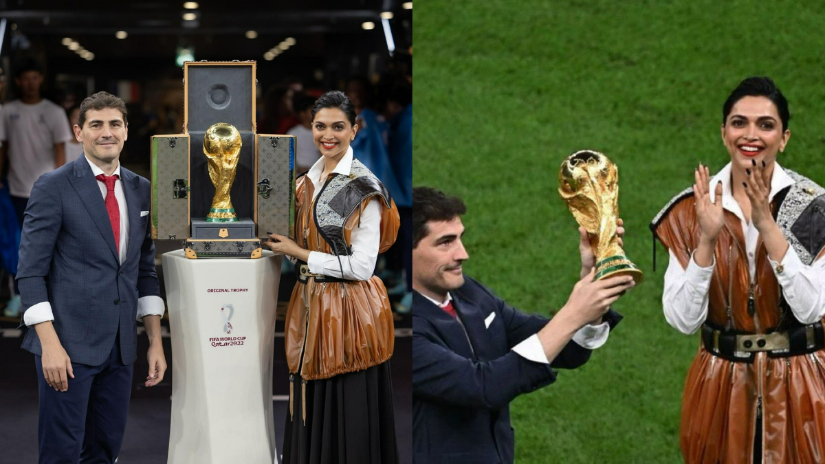 En Louis Vuitton, Deepika Padukone est la star de la Coupe du monde 2022
