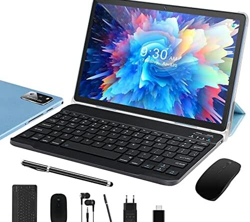 SEBBE Tablette 10 Pouces Octa-Core 2.0 GHz, Tablette Android 11 4Go RAM +  64Go ROM(Extension 128Go), 2.4G+5GWIFI, 6000mAh, Certificat GMS, 5MP+8MP
