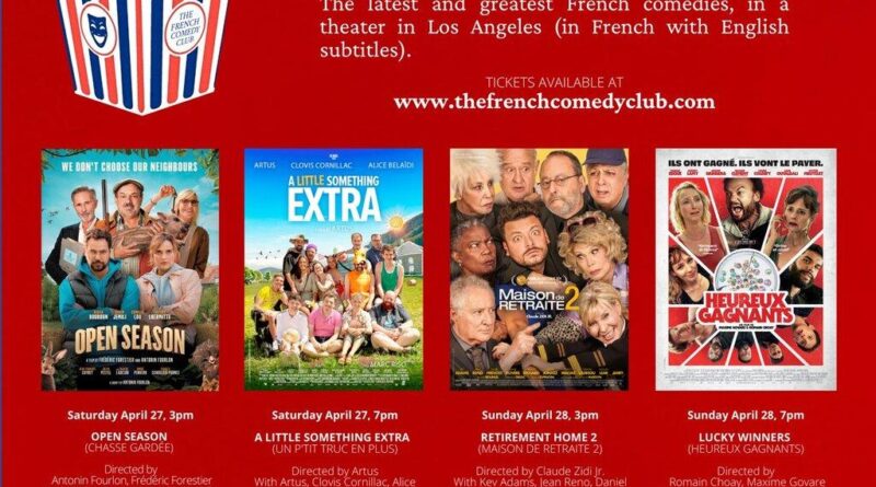 Quatre comédies françaises au 4e French Comedy Club de Los Angeles